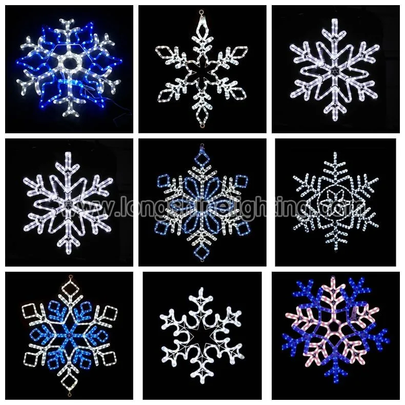 Meteor Snowflake Wholesale 220V Meteor Effect LED Snowflake Light for Christmas