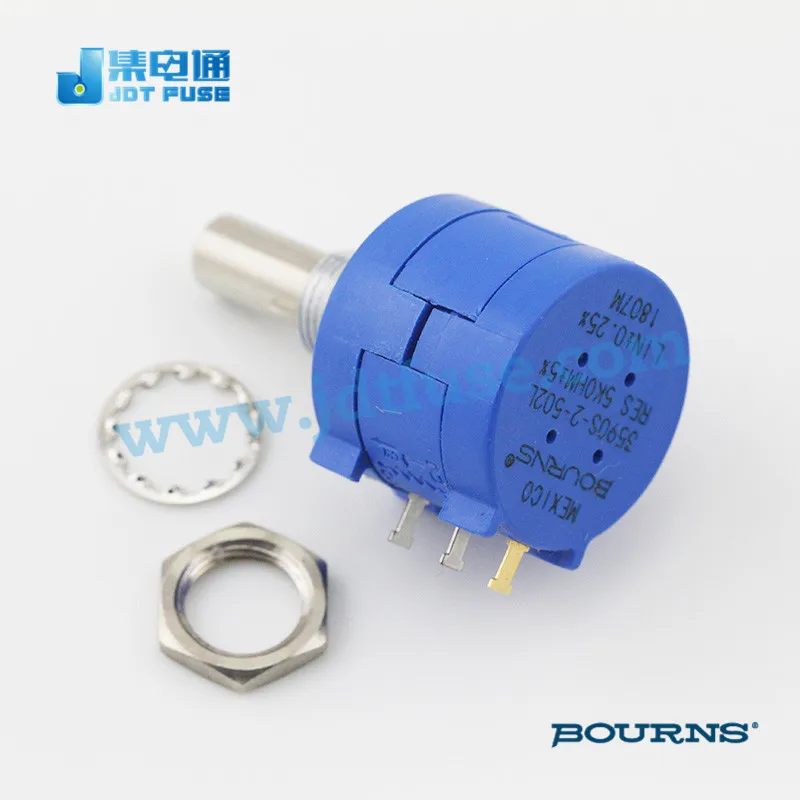 5K Ohm 3590S-2-502L Potentiometer mit 10 Drehzählen Drehknopf fein CN 5K Ohm 3590S-2-502L Potentiometer mit 10 Drehzählen Drehknopf fein CN
