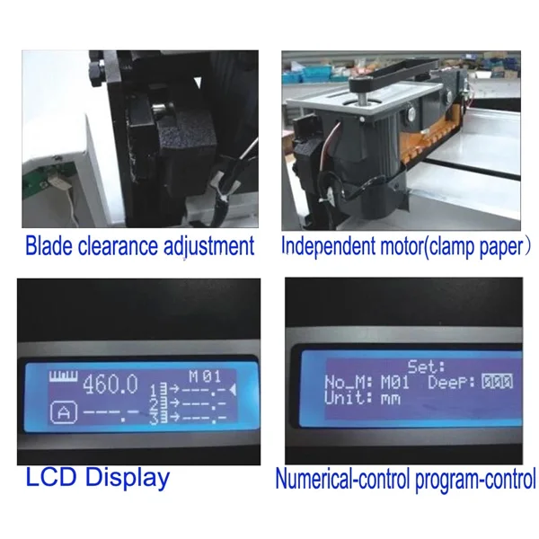 ZM-4660 Electric Manual Feeding Program Control Paper Cutter Machine