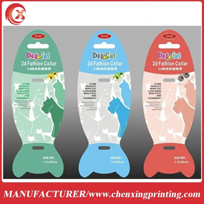 Пользовательская бумажная вставная карточка с вырезанной биркой