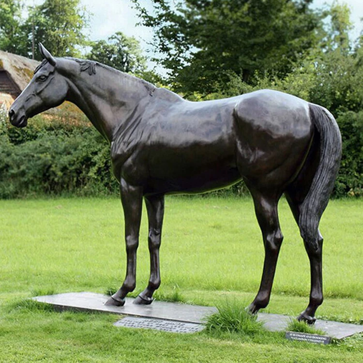 Outdoor Life Size Bronze Horse Statue for Garden