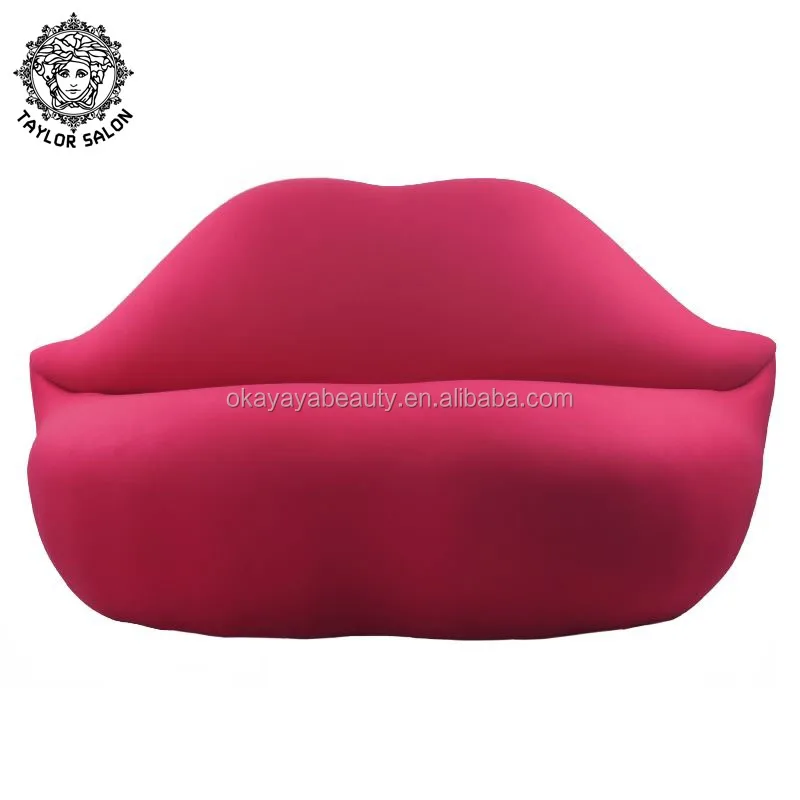 Pink discount lip chair