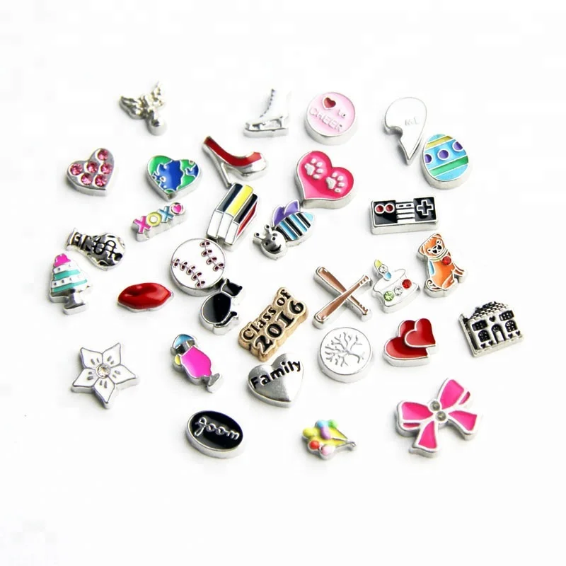 Artistic Floating Charms, Custom-Made Charms, Small Inner Treasures, D –