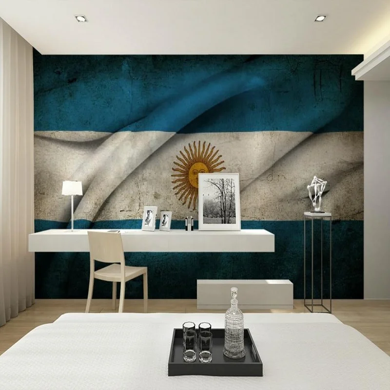 3d Large Mural Personality Retro Argentina Flag Icon Waterproof Wallpaper  Manila Philippines Wholesale Wallpaper Grasscloth - Buy Waterproof Wallpaper  Manila Philippines Wholesale,Wallpaper Grasscloth,3d Name Wallpaper Product  on 