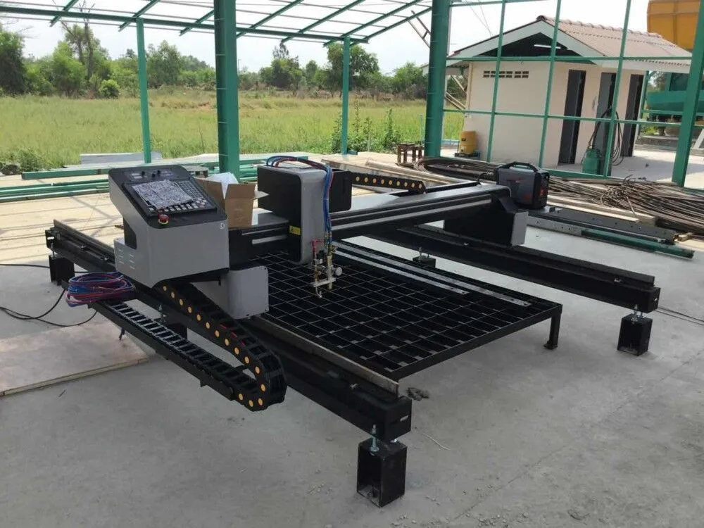 ZHAOZHAN Newest MINI KING Gantry Style or Table Style Cnc Plasma and Flame Cutting Machine
