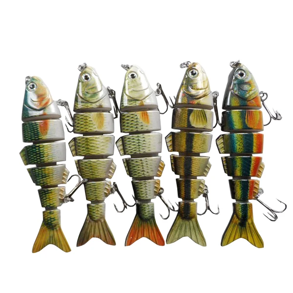 multi jointed fishing lures