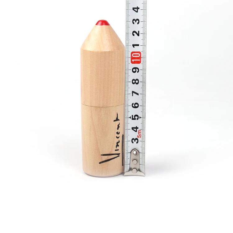 Promotional Customized logo 3.5 Inch 12pcs  Color Pencil Set  in Wooden Tube for Kids