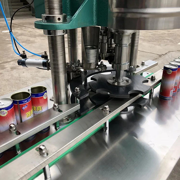 Food Meat Tin Can Closing Machine Automatic Vacuum Can Sealer Machine