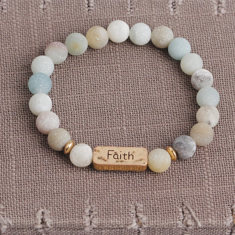 Shop Our New Arrival of Inspirational Engraved Faith Bracelets