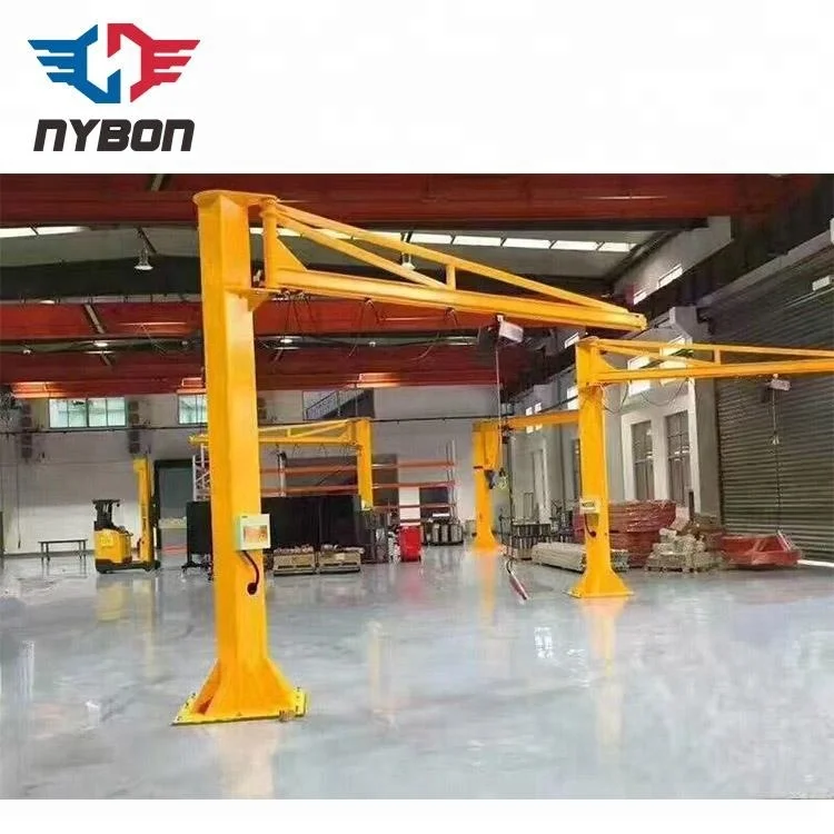 Lifting Small Mounted Rotating Arm Jib Crane 3 Ton 2 Ton with Electric Hoist