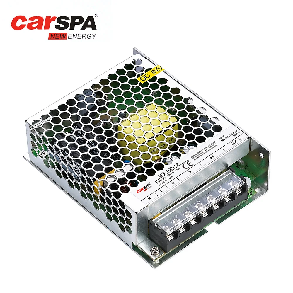 Универсальный входной диапазон переменного тока в постоянный ток 12 В 24 в 100 Вт импульсный источник питания