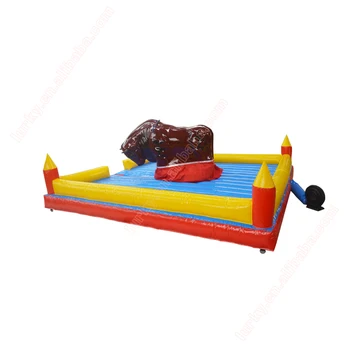 アミューズメントパーク電気インフレータブル機械式ロデオ雄牛