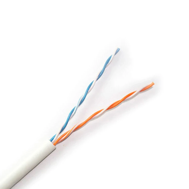 Communication 24 awg 2 pair flat telephone cable