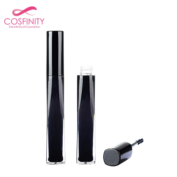 Factory Wholesale Cosfinity Free Sample Ling Beauty Sex Lip Gloss Container Empty Gold Mascara Tube with Brush