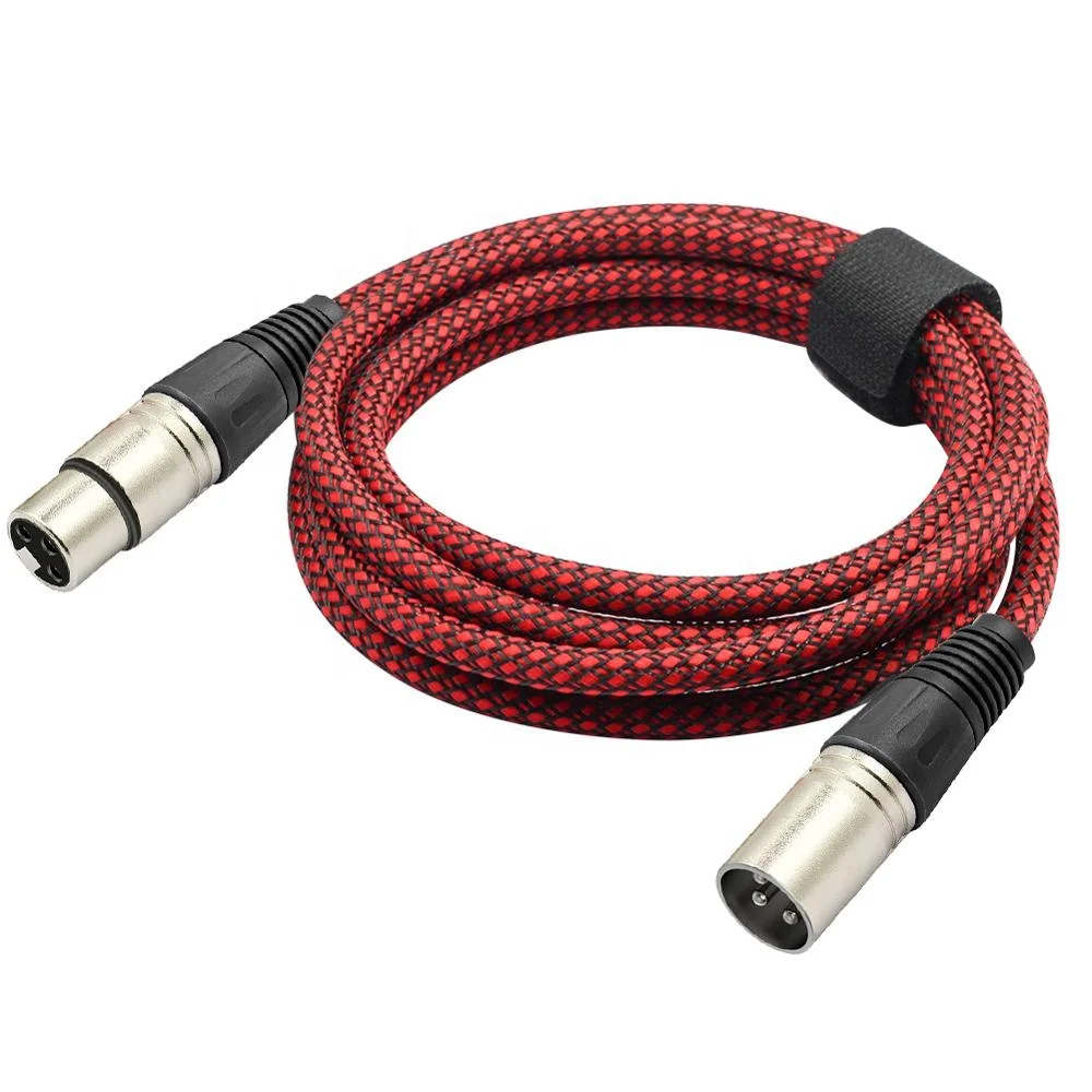 DMXケーブル3ピン信号XLRオス-メス接続DMX512ステージライト
