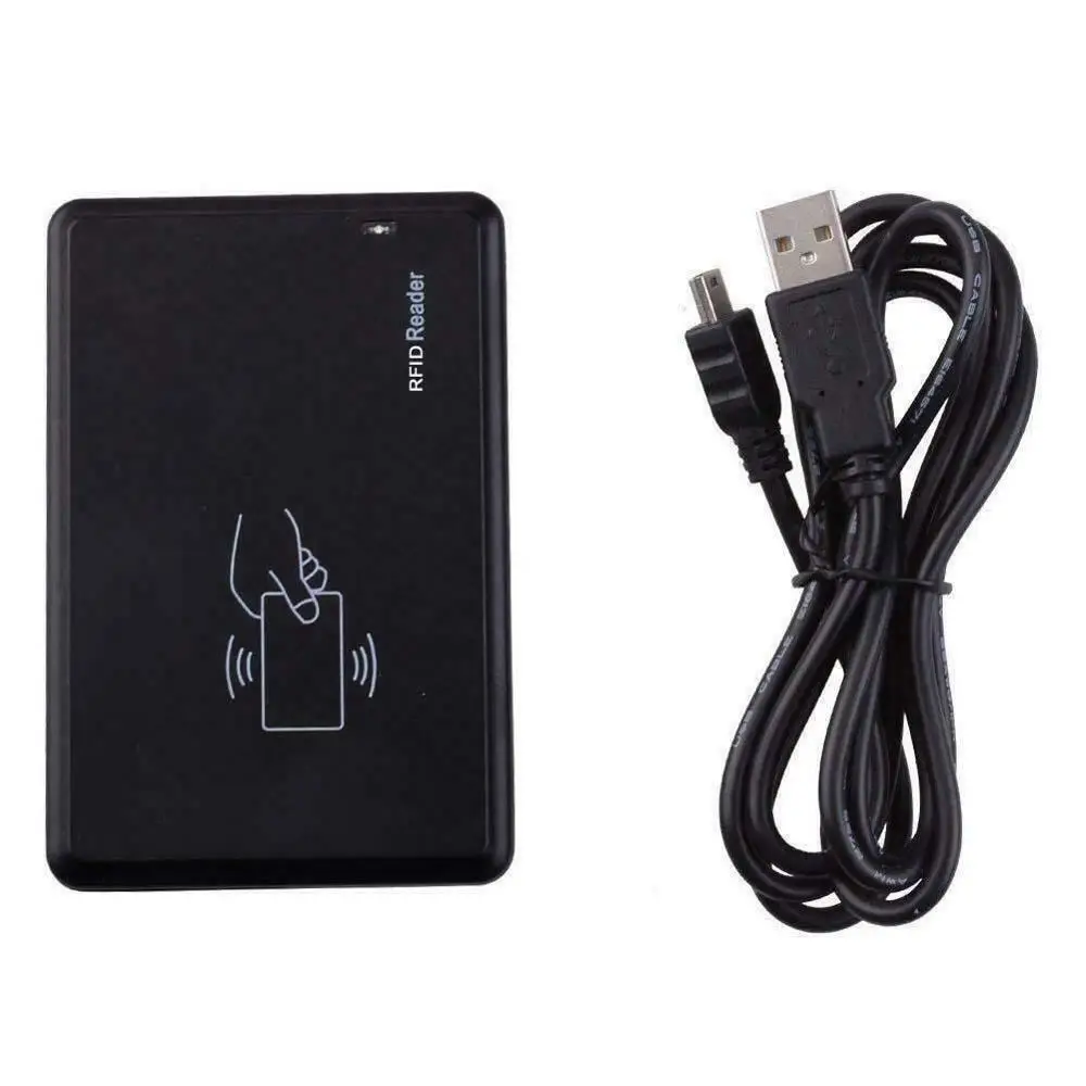 USB 125Khz RFID Contactless Proximity Sensor ID Card Smart Reader w/Cable EM4100 USB 125Khz RFID Contactless Proximity Sensor ID Card Smart Reader w/Cable EM4100