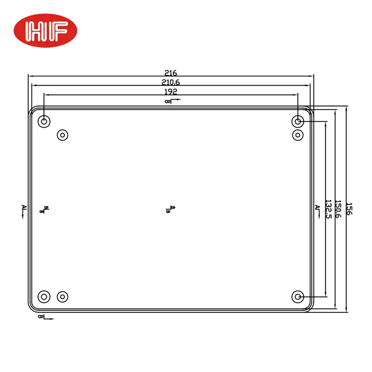 Custom Small Size Junction Box Pc Material Plastic Enclosure Ip54 Usb Card Outer Shell Instrument Case for Wireless Router