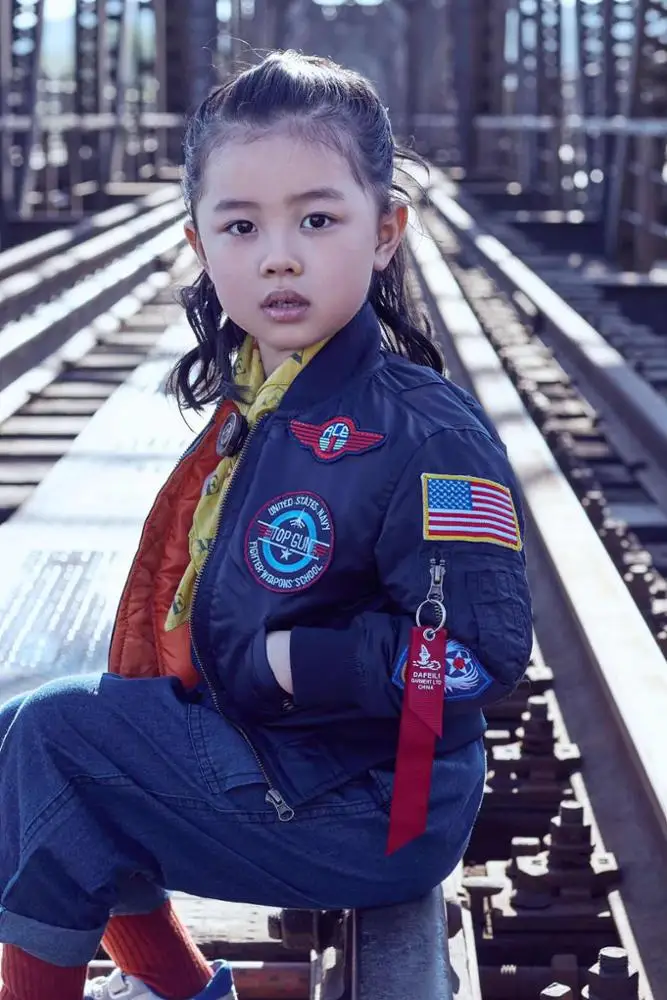 Flight Jacket Infant Bomber Jacket Girl Miluxas Jacket For Girls