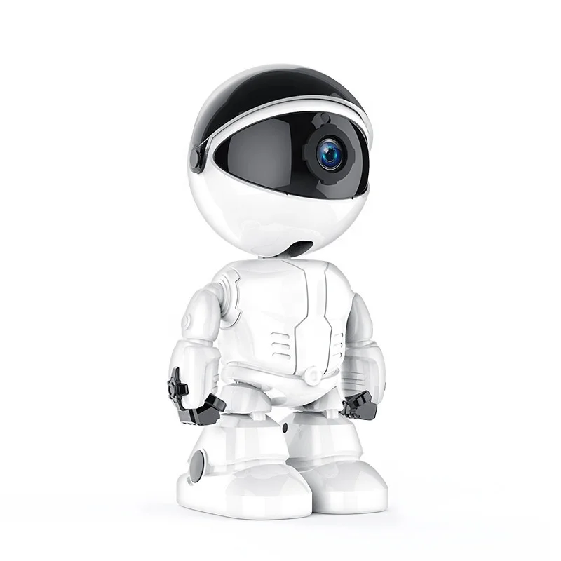 New Cute Robot Camera Support Talkback 1080p Automotive Motion Tracking Ip Wifi Wireless Camera