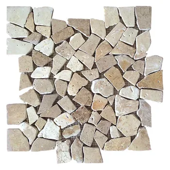 Rivestimento in pietra naturale retrosegato travertino chiaro