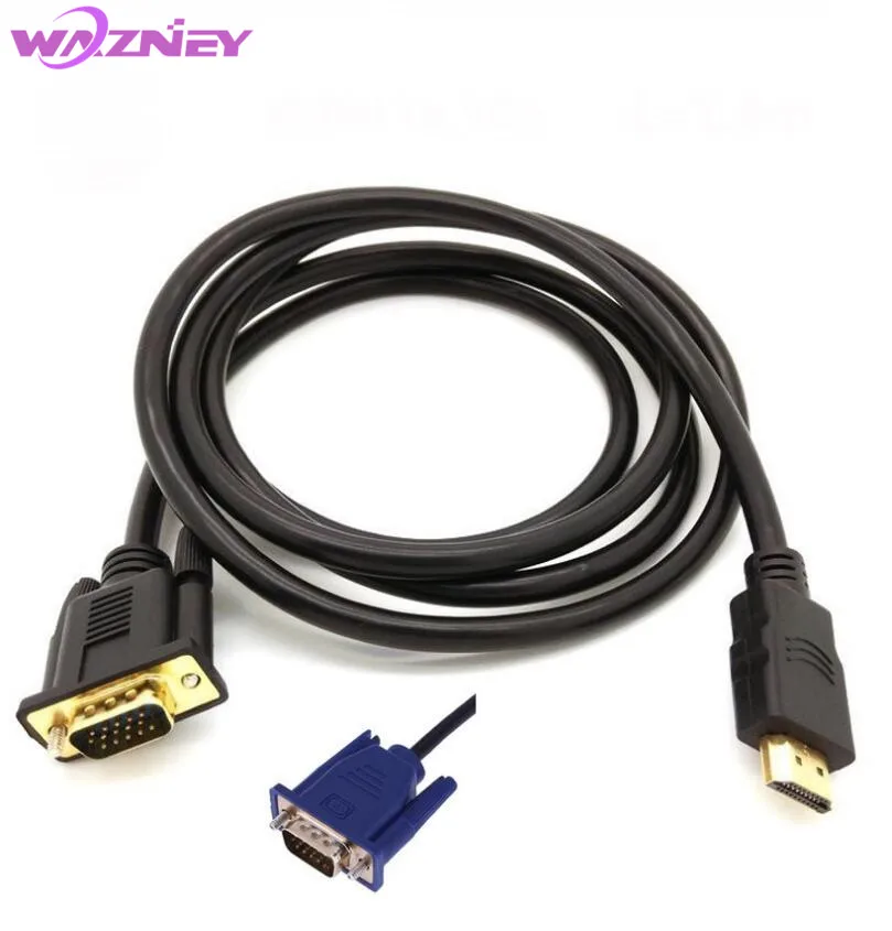 Cavo HDMI A VGA 3 Metri – Adattatore Maschio-maschio 15 Pin, Placcato Oro 1080p/60Hz - Foto 5