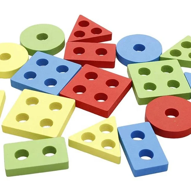 Деревянные головоломки, детские игрушки, формы, сортировщик, дошкольные геометрические блоки, игры для укладки