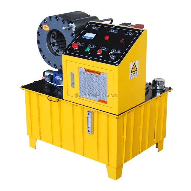 2 Inch 4 Wires Hose Pressing Machine 220V Hydraulic Crimping Tool  HYT51 Button Type