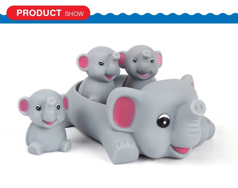 Rubber elephant bath toys discount