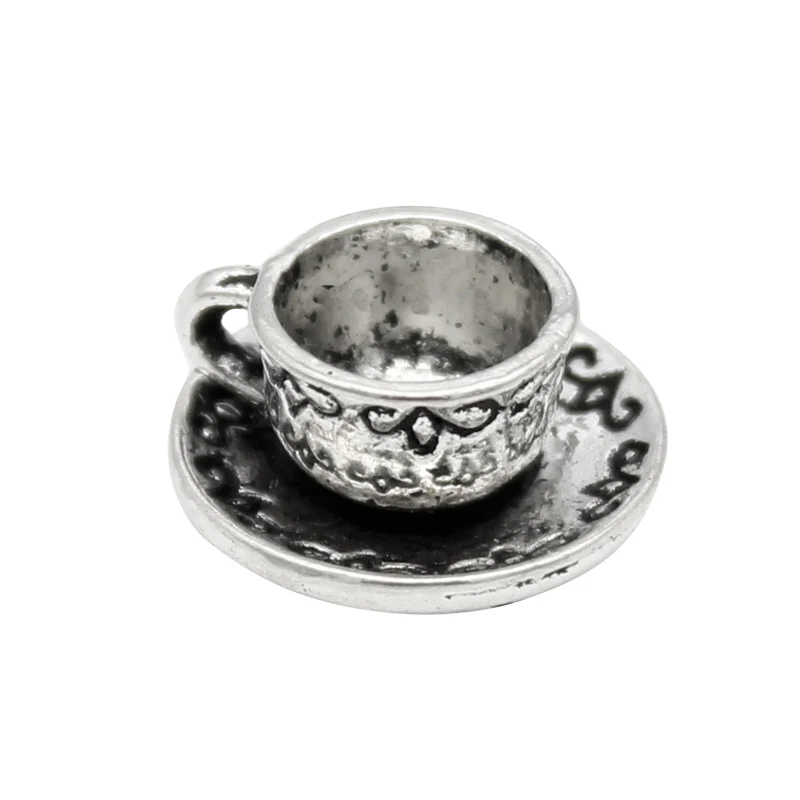 
3D кофейная чайная чашка, недорогие Подвески ручной работы, подвески для рекламных подарков, аксессуары для обуви 