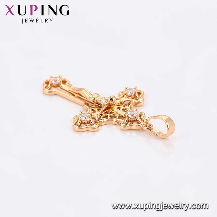 33976 xuping Cross New Design Gold Religious Pendant for Women