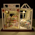 Handmade Doll House Furniture Miniatura Diy Doll Houses Miniature Dollhouse Wooden Toys For Children Grownups Birthday