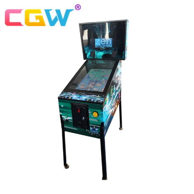 CGWアーケードバーチャルフリッパーピンボールゲームマシンメーカーLCD