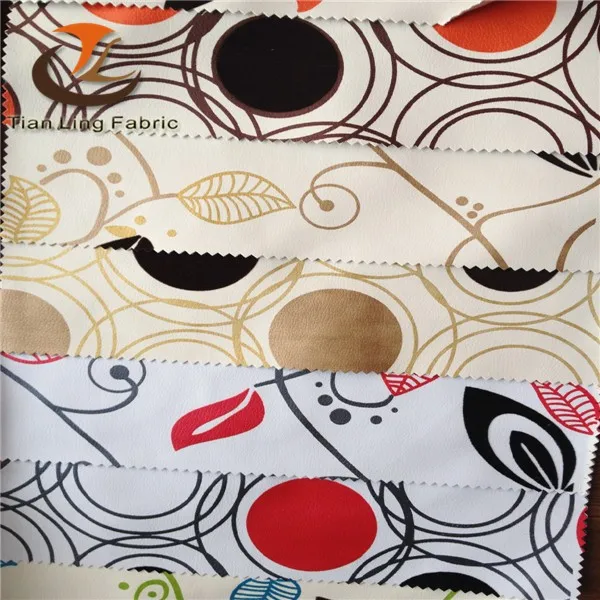 Floral Print Rexine Fabric for Sofa