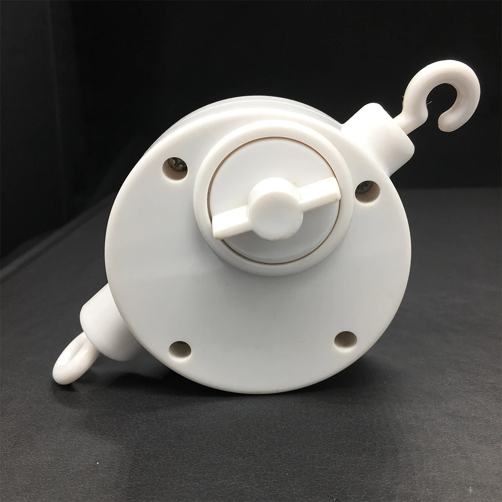 Пластиковый мобиль для детской кроватки, игрушка-колокольчик с двойным держателем