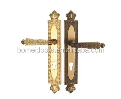 Front Gate Main Door Handle Lock Set In Zinc Alloy Material Backplate For Entrance Design Buy Front Main Door Handle Lock Set Zinc Alloy Door Lock High Quality Front Main Door Handle Lock