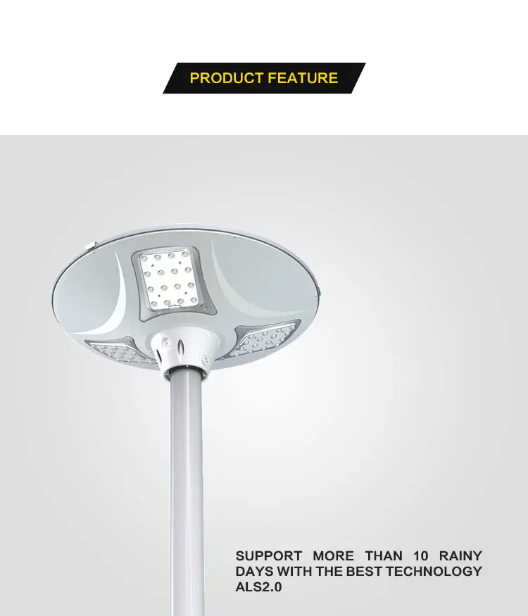 Unique Round Design Led Solar Street Light Price With Pole - Buy Solar ...