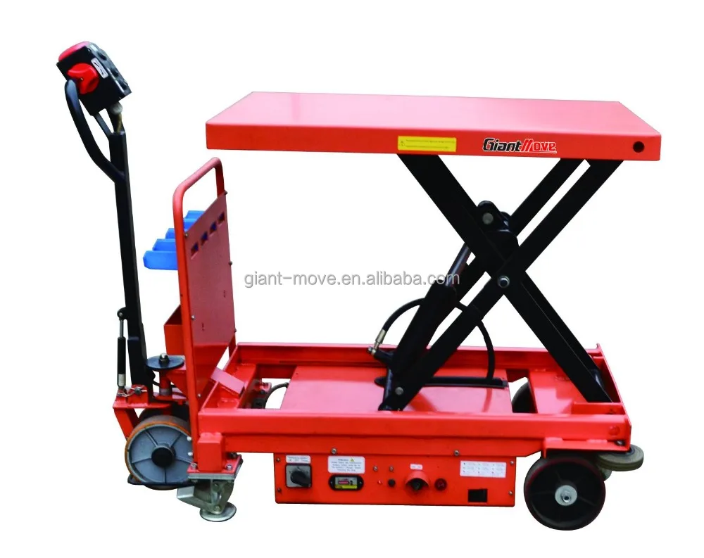 MR Electric Linear Actuator Lifting and Moving Scissor Lift Table