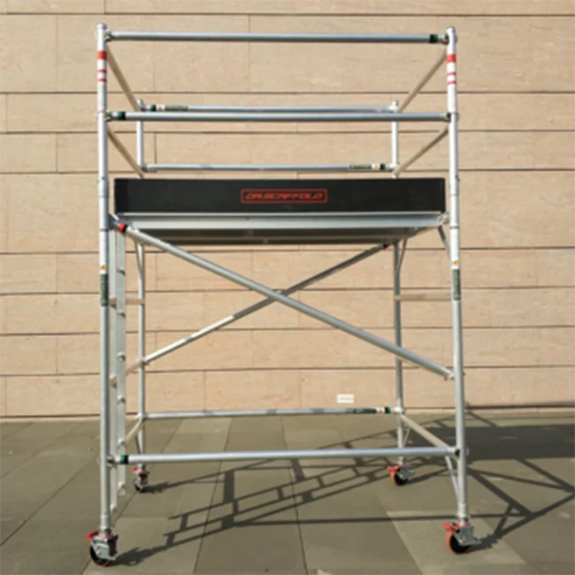 Alibaba.com: Double Width Aluminium Mobile Scaffolding Tower 20M Height ...