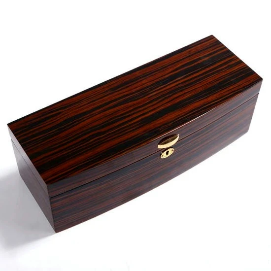 Luxury Custom Wooden Wine Whiskey Packaging Box for Double Bottles With Accessories Wine Storage Case