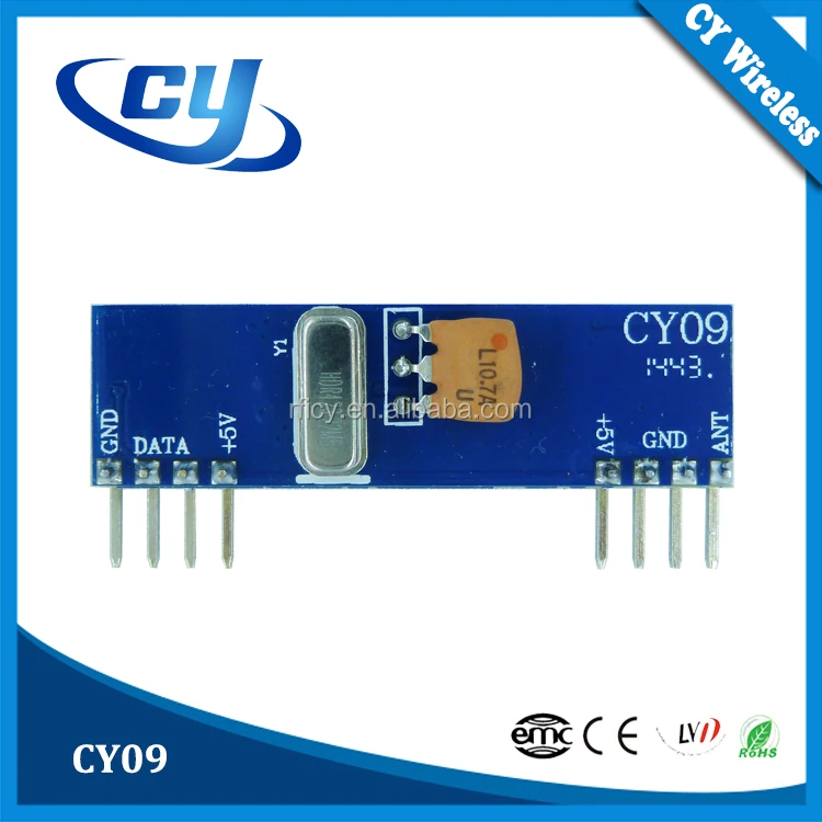 
 CY09 + CYTD1 315/433 передатчик и приемник RF TX/RX rf модуль приемника 433,42  