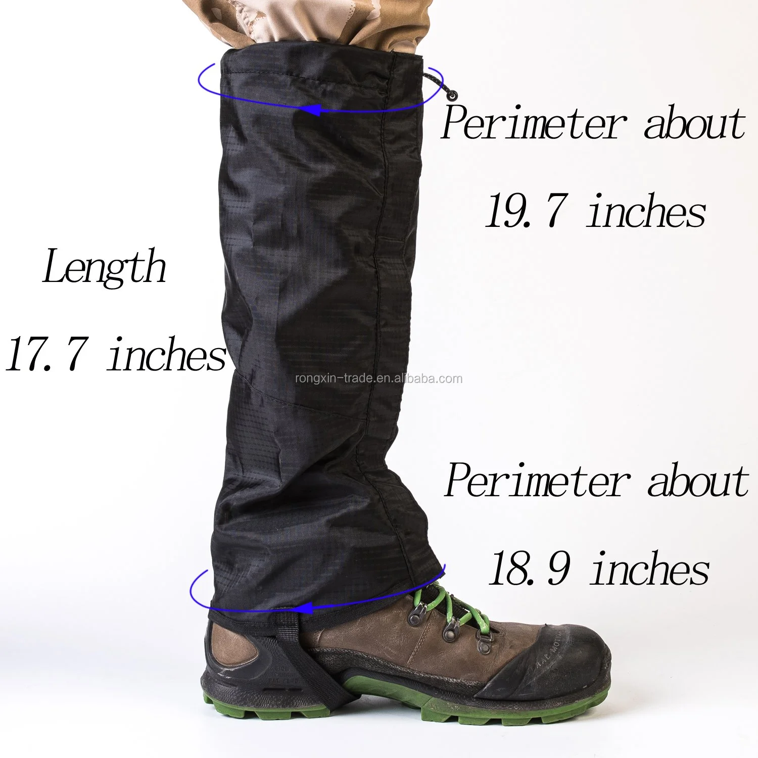 SOBIKE Wear Resistant Outdoor Hiking Leg Gaiter Waterproof Durable High Snow Gaiters Shoes Boots Cover Mountain Sports 