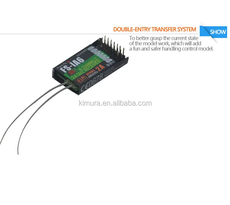 
6-канальная система передатчика и приемника, ЖК-экран для вертолета на дистанционном управлении VS FS-T6 