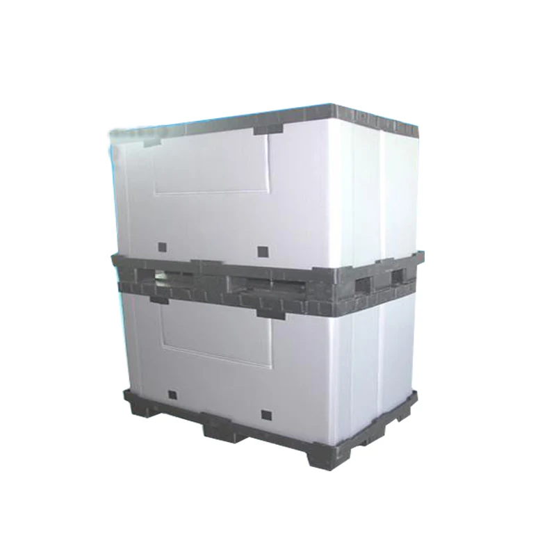 Сверхмощный складной пластиковый картон ящик для гофрированных поддонов под заказ пластиковые картонные коробки