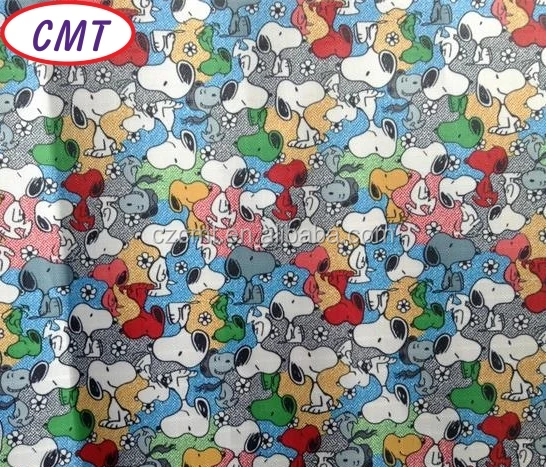 snoopy Printing Coated Stout and Resilient Oxford Fabric