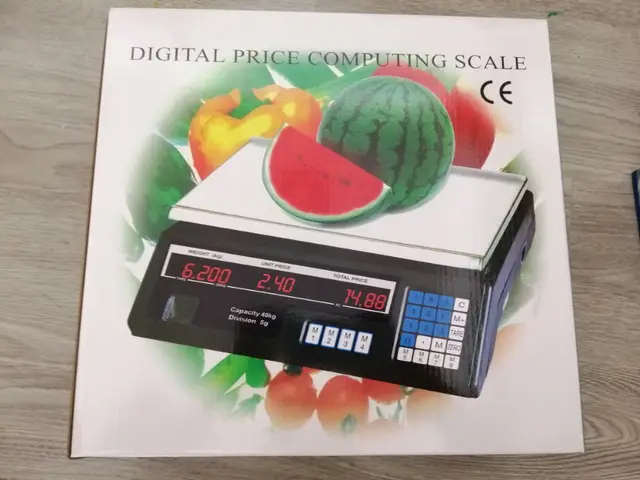 Meat Food Price Computing Retail Digital Scale 50KGS Fruit Produce  Counting