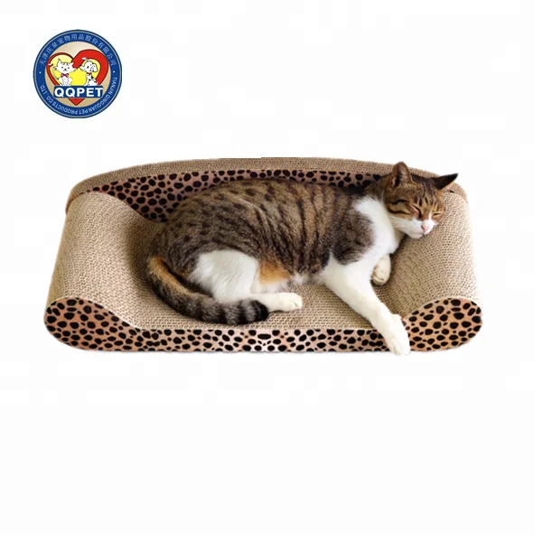Interactive Cat Scratcher Toy Corrugated Cardboard Cat Scratching Pad Pet Toy