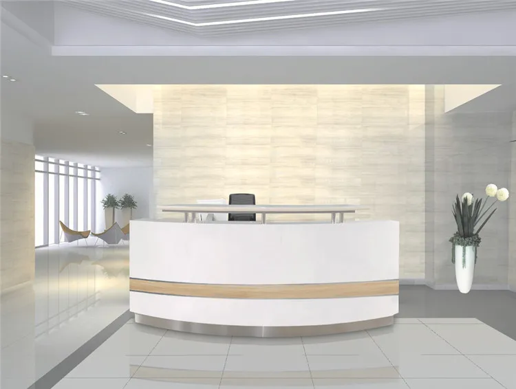 Custom Reception Desk Beauty Salon Store Display Desk Modern Counter Design