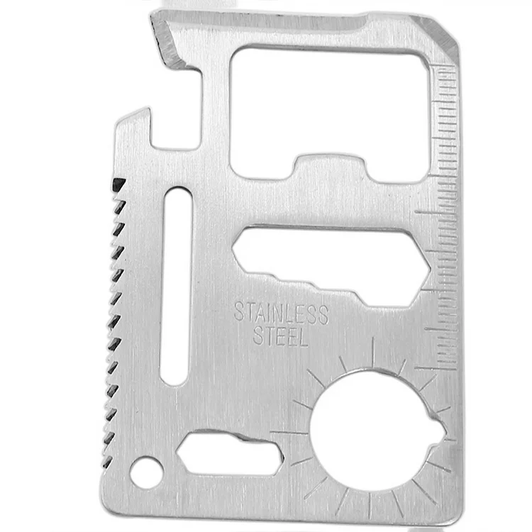 Hunting Credit Card Knives Outdoor Camping Survival Multifunction Mini Swiss Knife  Keychain SOS Pocket Multi Knife Tools