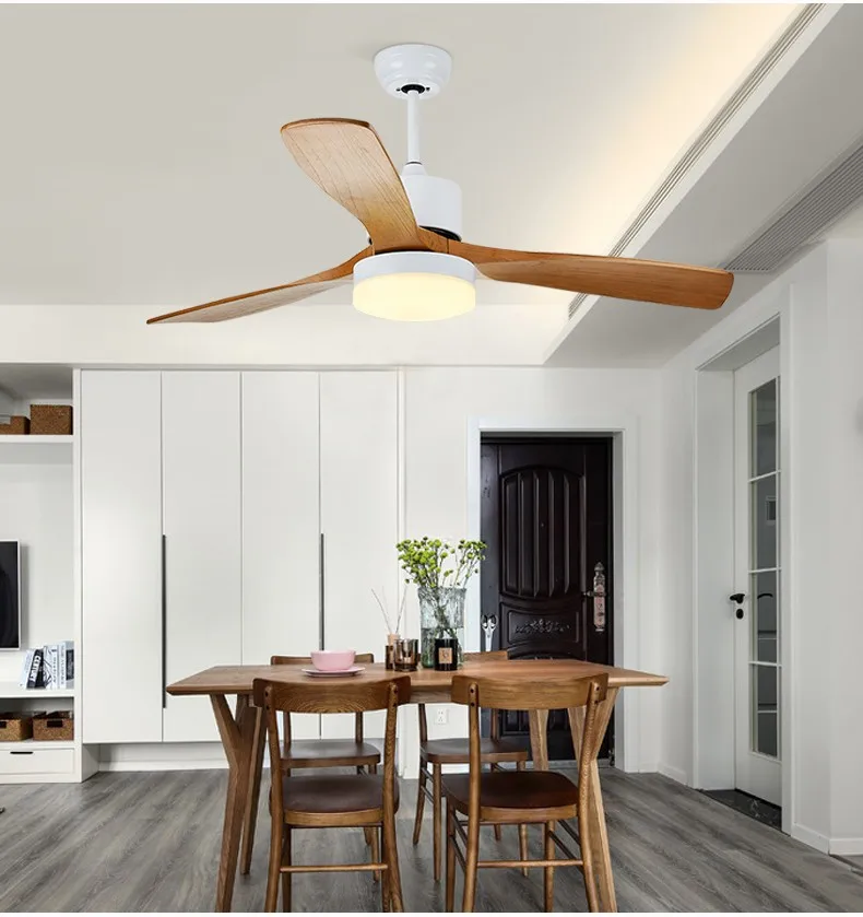 Dekorative Beleuchtung Holzflgel-Deckenventilator mit Lichtern Japanischer  Typ Bambus-Deckenventilatoren mit LED-Licht