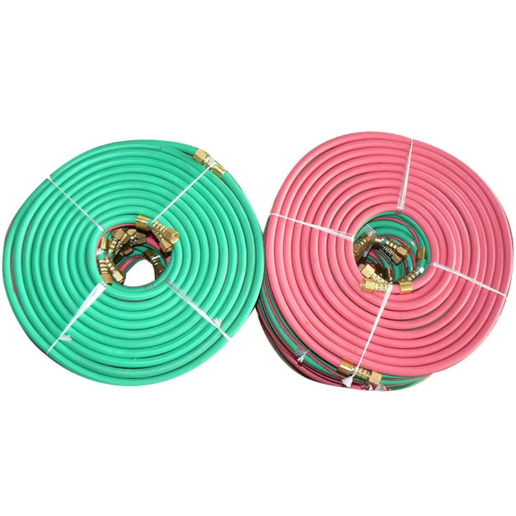 Flexible 300psi Oxygen Acetylene Rubber Twin Welding Hose With Bb ...